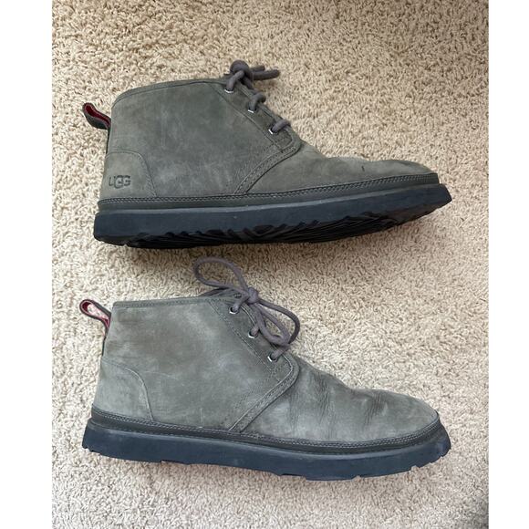 Men UGG Neumel‎ Chuckka Boots Suede Sheepskin Size 12 - Picture 4 of 9